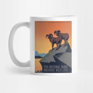 Vintage poster - National Parks Mug